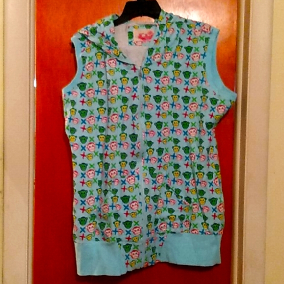 Monkey Graphic Zip Up - Picture 1 of 6